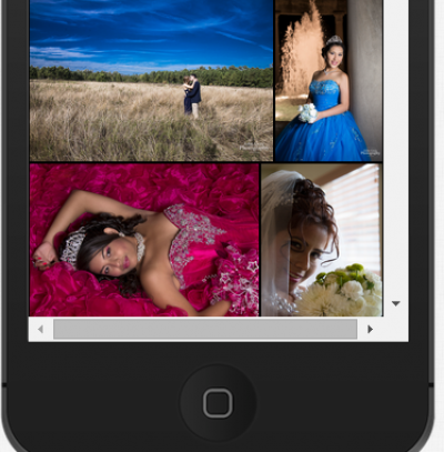 Custom Mobile App The best way to show off and share all of the images from your shoot? be sure to ask us how you can get your own custom app that saves right to your mobile devices, to have with you always. You can easily share the app in person, and online. Included with orders over $700